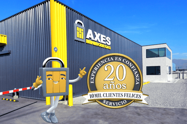 Axes Minibodegas, 20 años de experiencia