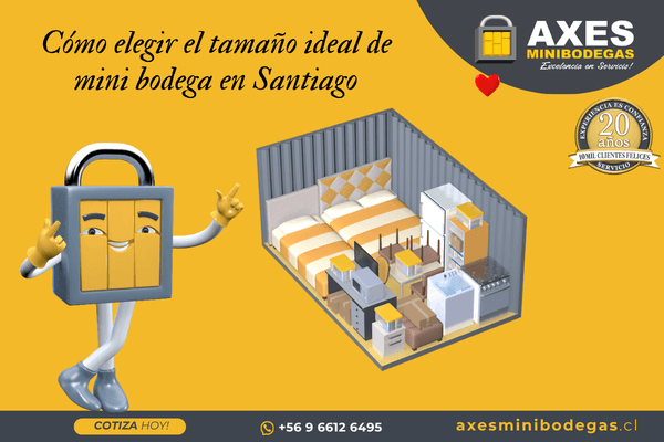Cómo elegir tamaño de mini bodega en Santiago